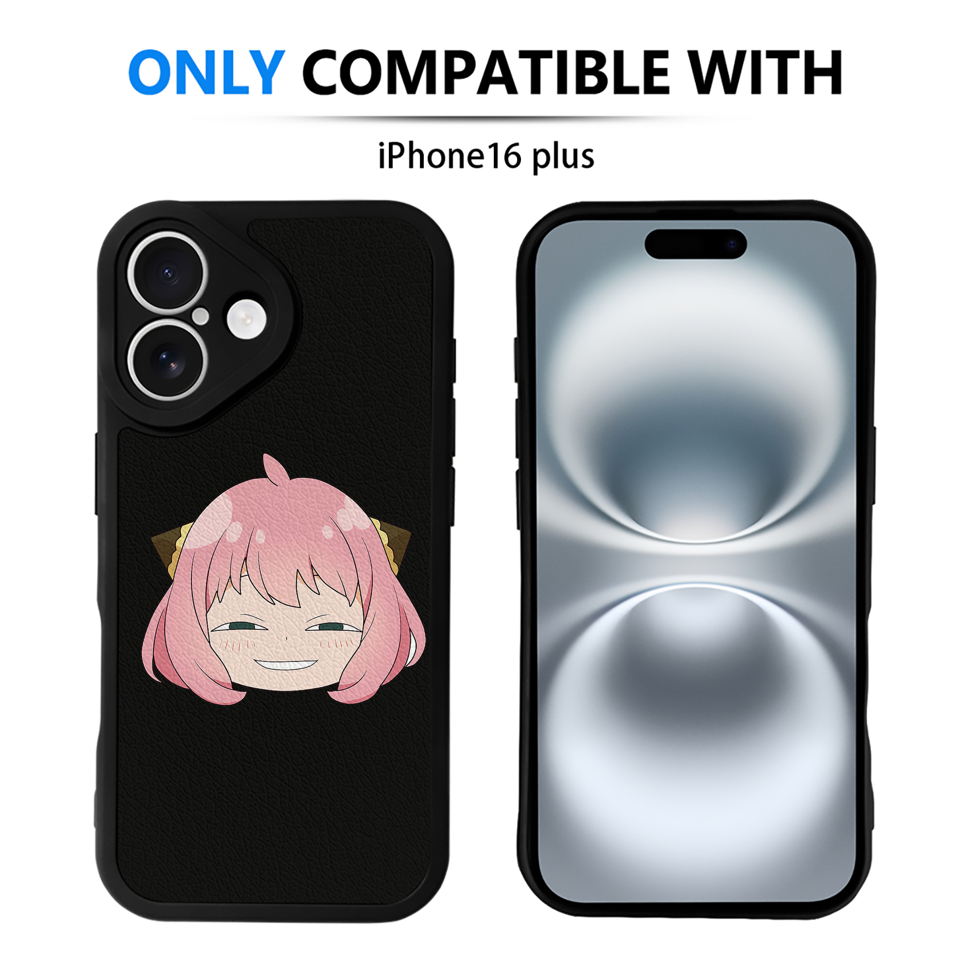 （画像用） SPY×FAMILY间谍家家酒 【iPhone 16シリーズ対応】シリコンスマホケース（レザー調） 材質：シリコン